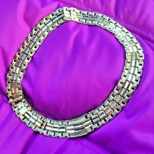 Sarah Coventry 15" vintage 1950-1960 snap goldtone necklace